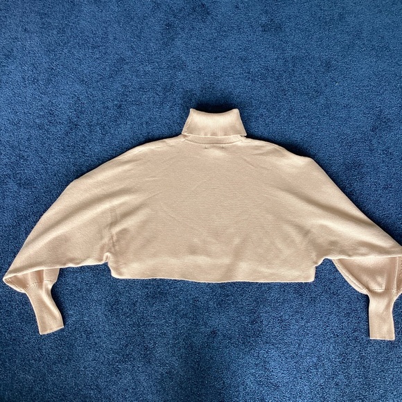 Forever 21 Beige 2-piece Cropped Turtleneck and Mini Skirt Set - Picture 4 of 10